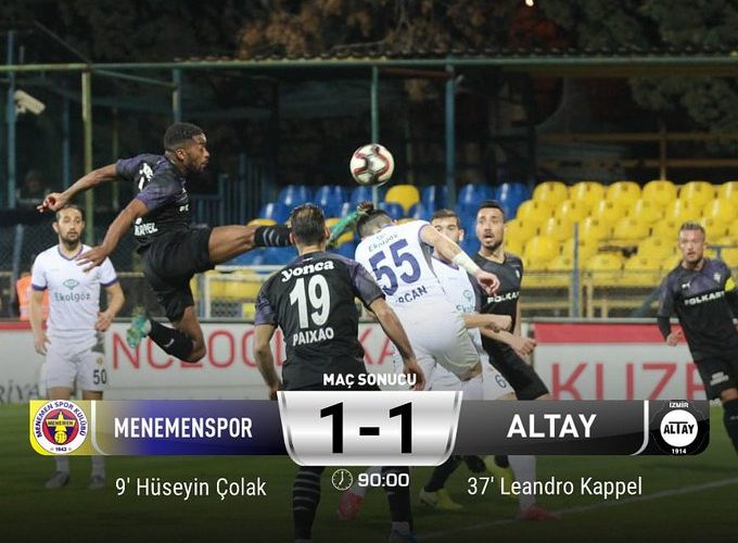 Menemenspor 1 - 1 Altayspor